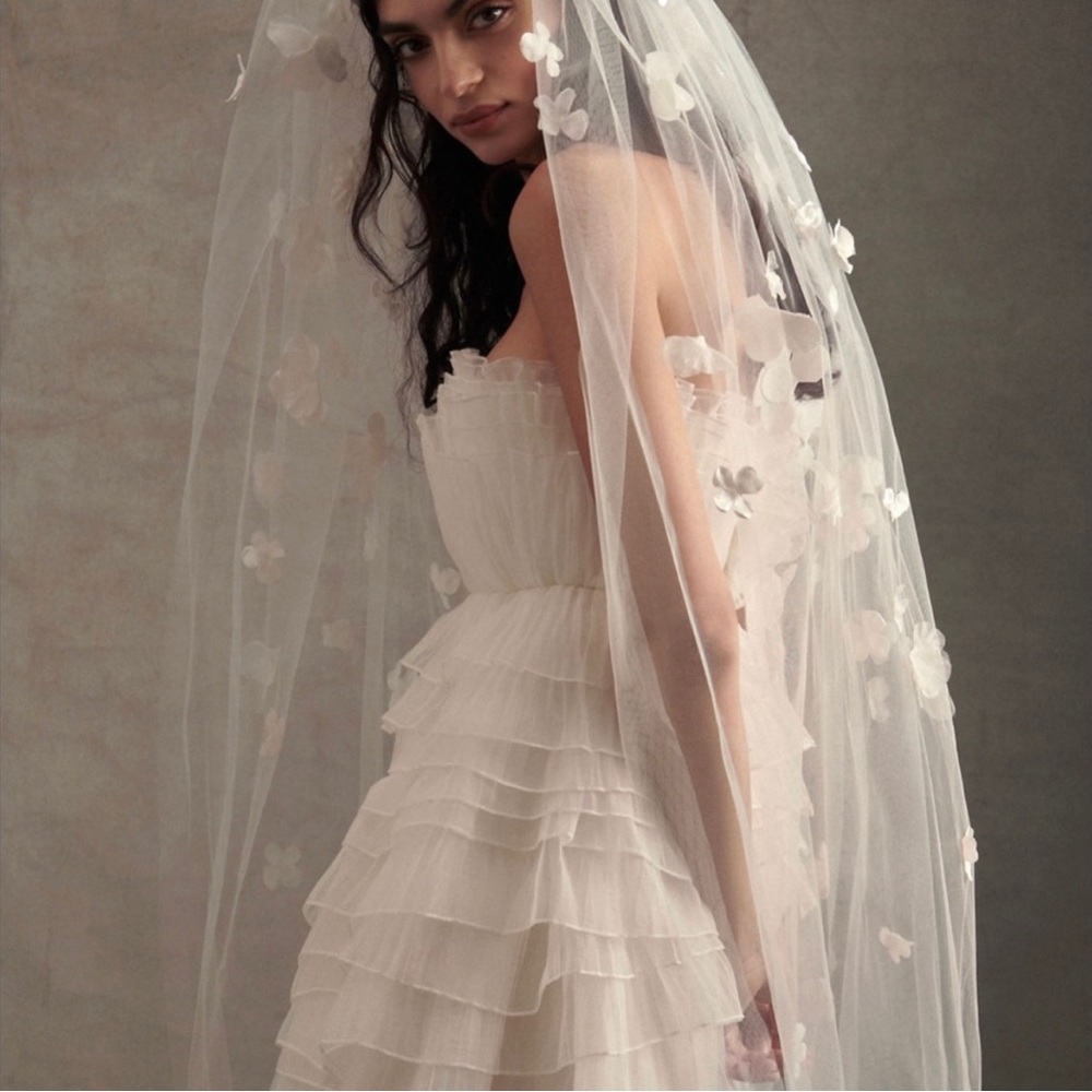 BHLDN Huntington Organza Tiered Dress